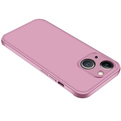 Пластиковая накладка GKK LikGus 360 градусов (opp) для Apple iPhone 13 (6.1") Розовый / Rose gold