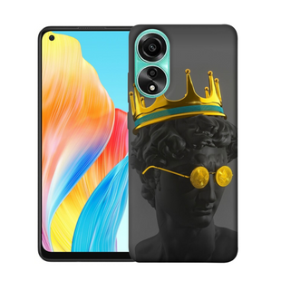 TPU чехол Face для Oppo A78 4G, Glasses