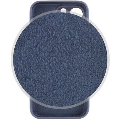 Чохол Silicone Case Full Camera Protective (AA) для Apple iPhone 13 Pro Max (6.7 "), Темно-Синий / Midnight Blue