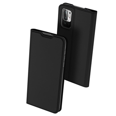 Чехол-книжка Dux Ducis с карманом для визиток для Xiaomi Redmi Note 10 5G / Poco M3 Pro Черный