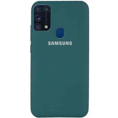 Чехол Silicone Cover Full Protective (AA) для Samsung Galaxy A11, Зеленый / Pine green