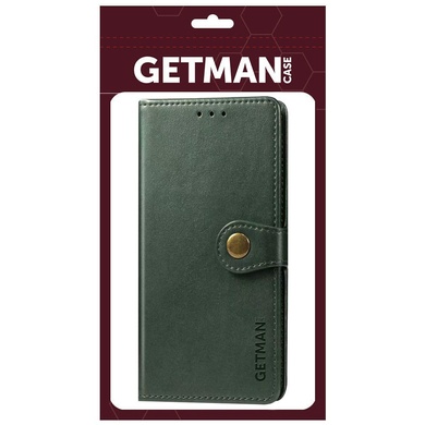 Кожаный чехол книжка GETMAN Gallant (PU) для Samsung Galaxy S25 Plus, Зеленый