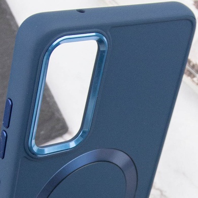 TPU чехол Bonbon Metal Style with MagSafe для Samsung Galaxy S20 FE Синий / Cosmos Blue