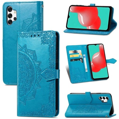 Шкіряний чохол (книжка) Art Case з візитницею для Samsung Galaxy A32 4G, Синий