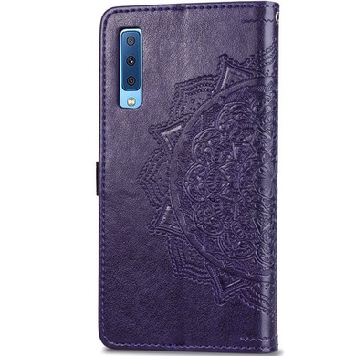 Шкіряний чохол (книжка) Art Case з візитницею для Samsung A750 Galaxy A7 (2018), Фіолетовий