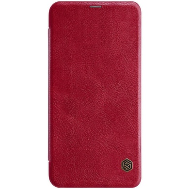 Кожаный чехол (книжка) Nillkin Qin Series для Huawei Y6s, Красный