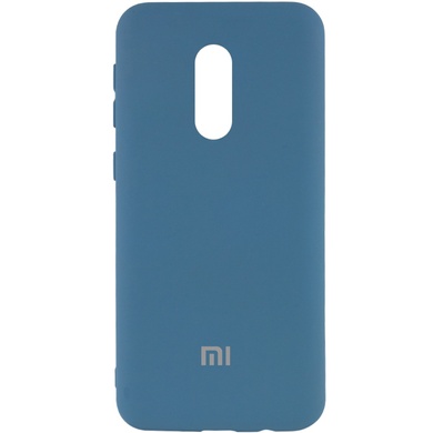 Чехол Silicone Cover My Color Full Protective (A) для Xiaomi Redmi Note 4X / Note 4 (Snapdragon) Синий / Navy blue