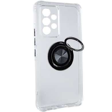 TPU+PC чехол Kickstand для Samsung Galaxy A53 5G Черный