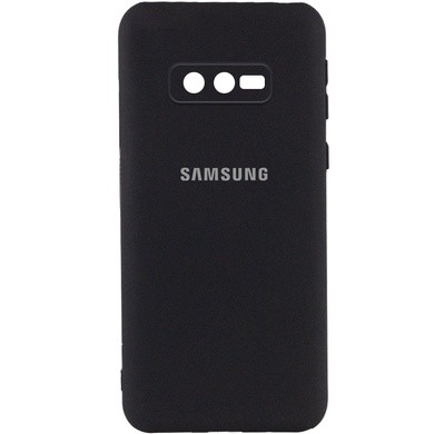 Чохол Silicone Cover My Color Full Camera (A) для Samsung Galaxy S10e, Чорний / Black