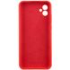 Чехол Silicone Cover Lakshmi Full Camera (AA) для Samsung Galaxy A06 Красный / Red