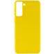 Силиконовый чехол Candy для Samsung Galaxy S21 Желтый