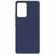 Чехол Silicone Cover Full without Logo (A) для Samsung Galaxy A52 4G / A52 5G / A52s Синий / Midnight blue