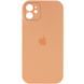 Чохол Silicone Case Full Camera Protective (AA) для Apple iPhone 12 (6.1"), Помаранчевий / Cantaloupe