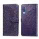 Кожаный чехол (книжка) Art Case с визитницей для Samsung A750 Galaxy A7 (2018) Фиолетовый