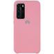Чохол Silicone Cover (AAA) для Huawei P40, Рожевий / Light pink