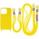 Чехол TPU two straps California для Apple iPhone 12 Pro Max (6.7") Желтый