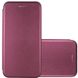 Кожаный чехол (книжка) Classy для Samsung Galaxy A12 Бордовый