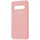 Чехол Silicone Cover Full Protective (AA) для Samsung Galaxy S10e Розовый / Pink Sand