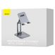 Подставка для телефона Baseus Biaxial Foldable Metal Stand (LUSZ000013) Grey