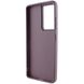 TPU чохол Bonbon Metal Style with MagSafe для Samsung Galaxy S21 Ultra, Бордовый / Plum
