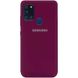 Чехол Silicone Cover My Color Full Protective (A) для Samsung Galaxy A21s Бордовый / Marsala
