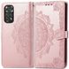 Шкіряний чохол (книжка) Art Case з візитницею для Xiaomi Redmi Note 11 (Global) / Note 11S, Розовый