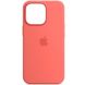 Чохол Silicone case (AAA) full with Magsafe для Apple iPhone 13 Pro (6.1"), Розовый / Pink Pomelo