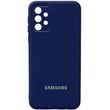 Чехол Silicone Cover Full Camera (AA) для Samsung Galaxy A23 4G Темно-синий / Midnight blue