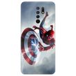 Чехол Marvel для Xiaomi Redmi 9, Spider man with shield