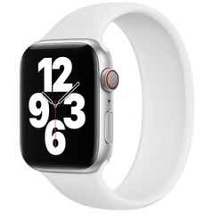 Ремінець Silicone Solo Loop for Apple Watch 38mm/40mm (M), white