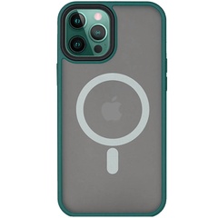 TPU+PC чехол Metal Buttons with MagSafe для Apple iPhone 14 Pro Max (6.7") Зеленый