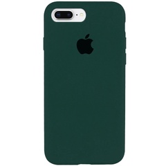 Чохол Silicone Case Full Protective (AA) для Apple iPhone 7 plus / 8 plus (5.5 "), Зеленый / Forest green