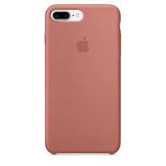 Чохол Silicone case (AAA) для Apple iPhone 7 plus / 8 plus (5.5"), Персиковый / Peach