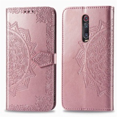 Кожаный чехол (книжка) Art Case с визитницей для Xiaomi Redmi K20 / K20 Pro / Mi9T / Mi9T Pro Розовый