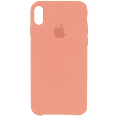 Чохол Silicone Case Full Protective (AA) для Apple iPhone XS Max (6.5 "), Розовый / Peach