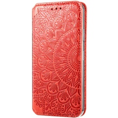Кожаный чехол книжка GETMAN Mandala (PU) для Samsung Galaxy S20 FE Красный