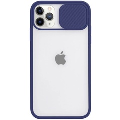 Чохол Camshield mate TPU зі шторкою для камери для Apple iPhone 12 Pro Max (6.7"), Синий