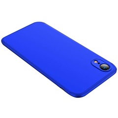 Пластикова накладка GKK LikGus 360 градусів (opp) для Apple iPhone XR (6.1 "), Синий