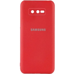 Чехол Silicone Cover My Color Full Camera (A) для Samsung Galaxy S10e Красный / Red