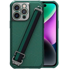 Карбонова накладка Nillkin Strap Case для Apple iPhone 14 Pro Max (6.7"), Green
