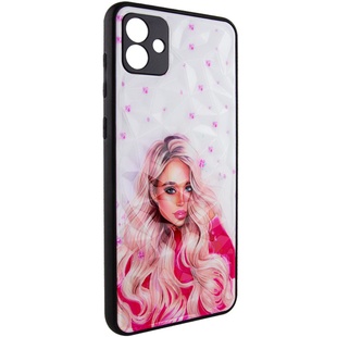 TPU+PC чехол Prisma Ladies для Samsung Galaxy A04 Pink