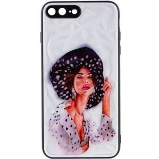 TPU+PC чохол Prisma Ladies для Apple iPhone 7 plus / 8 plus (5.5"), Girl in a hat