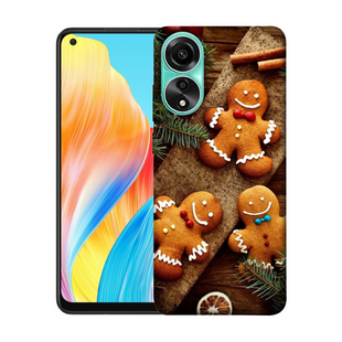 TPU чехол Happy New Year для Oppo A78 4G, Печеньки