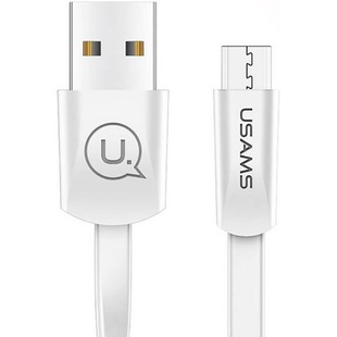 Дата кабель USAMS US-SJ201 USB to MicroUSB 2A (1.2m) Белый