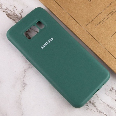 Чехол Silicone Cover Full Protective (AA) для Samsung G950 Galaxy S8 Зеленый / Pine green