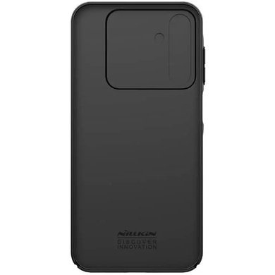 Карбоновая накладка Nillkin Camshield (шторка на камеру) для Samsung Galaxy A25 5G Черный / Black