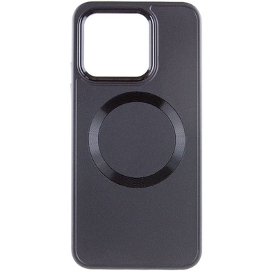 TPU чохол Bonbon Metal Style with MagSafe для Xiaomi 14, Чорний / Black