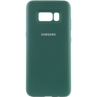Чохол Silicone Cover Full Protective (AA) для Samsung G950 Galaxy S8, Зелений / Pine green