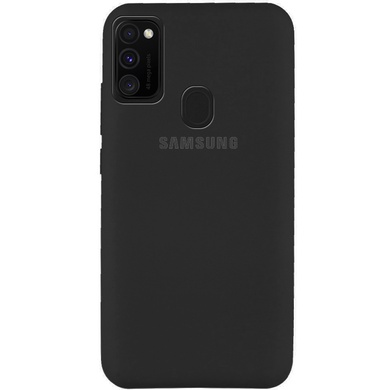 Чехол Silicone Cover Full Protective (AA) для Samsung Galaxy M30s / M21 Черный / Black