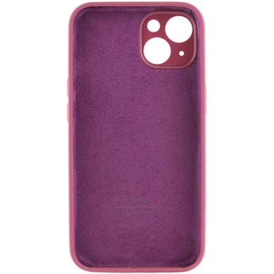 Чохол Silicone Case Full Camera Protective (AA) для Apple iPhone 14 Plus (6.7"), Бордовый / Plum